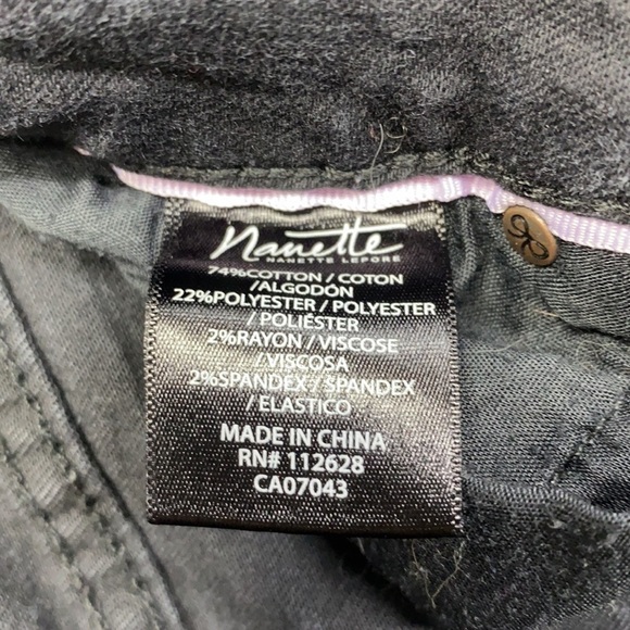 Nanette Lepore Embellished Hamilton Skinny Black Jeans - Picture 13 of 14